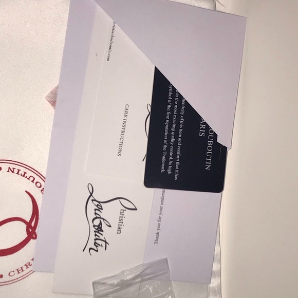 LV RED Bottoms BRAND NEW SIZE 38 original price 1,200 my asking price is 950 - Picture 4 of 9